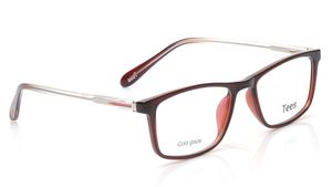 Image 2 of Brown Rectangle Computer Glasses for Men and Women from Tees By Fastrack Available at Titan Eye+