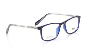 Image 2 of Blue Rectangle Computer Glasses for Men and Women from Tees By Fastrack Available at Titan Eye+