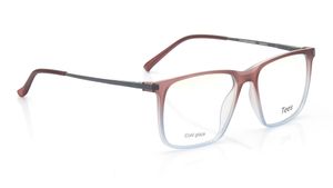 Image 2 of Blue Wayfarer Eyeglasses for Men and Women from Tees By Fastrack Available at Titan Eye+