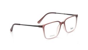 Image 2 of Maroon Wayfarer Computer Glasses for Men and Women from Tees By Fastrack Available at Titan Eye+