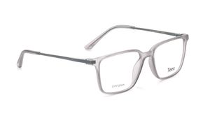 Image 2 of Grey Wayfarer Computer Glasses for Men and Women from Tees By Fastrack Available at Titan Eye+