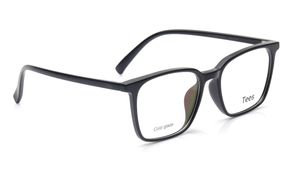 Image 2 of Black Wayfarer Computer Glasses for Men and Women from Tees By Fastrack Available at Titan Eye+