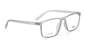 Image 2 of Grey Wayfarer Computer Glasses for Men and Women from Tees By Fastrack Available at Titan Eye+