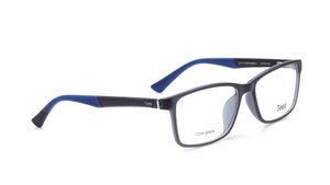 Image 2 of Blue Rectangle Eyeglasses for Men and Women from Tees By Fastrack Available at Titan Eye+