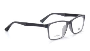 Image 2 of Grey Rectangle Computer Glasses for Men and Women from Tees By Fastrack Available at Titan Eye+