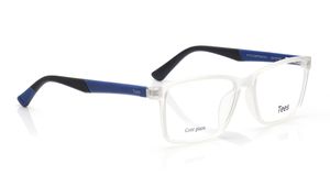 Image 2 of White Rectangle Eyeglasses for Men and Women from Tees By Fastrack Available at Titan Eye+
