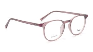 Image 2 of Pink Round Computer Glasses for Men and Women from Tees By Fastrack Available at Titan Eye+