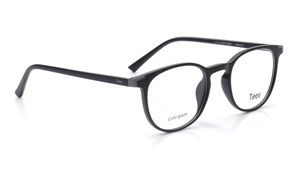 Image 2 of Black Round Eyeglasses for Men and Women from Tees By Fastrack Available at Titan Eye+