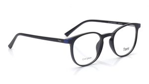 Image 2 of Black Round Eyeglasses for Men and Women from Tees By Fastrack Available at Titan Eye+