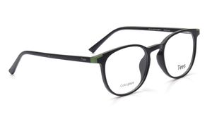 Image 2 of Black Round Computer Glasses for Men and Women from Tees By Fastrack Available at Titan Eye+