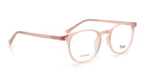 Image 2 of Pink Round Eyeglasses for Men and Women from Tees By Fastrack Available at Titan Eye+