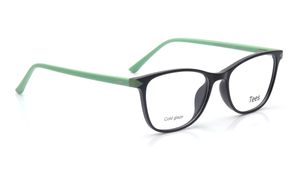 Image 2 of Black CatEye Computer Glasses for Women from Tees By Fastrack Available at Titan Eye+