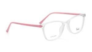 Image 2 of White CatEye Eyeglasses for Women from Tees By Fastrack Available at Titan Eye+