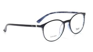 Image 2 of Black Round Computer Glasses for Men and Women from Tees By Fastrack Available at Titan Eye+