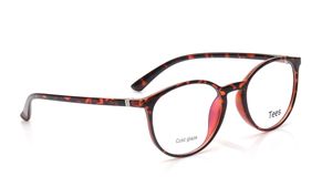 Image 2 of Brown Round Computer Glasses for Men and Women from Tees By Fastrack Available at Titan Eye+