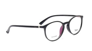 Image 2 of Black Round Computer Glasses for Men and Women from Tees By Fastrack Available at Titan Eye+
