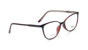 Image 2 of Maroon CatEye Eyeglasses for Women from Tees By Fastrack Available at Titan Eye+