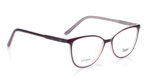 Image 2 of Purple CatEye Computer Glasses for Women from Tees By Fastrack Available at Titan Eye+