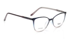 Image 2 of Blue CatEye Computer Glasses for Women from Tees By Fastrack Available at Titan Eye+