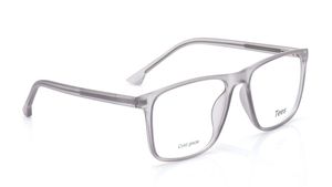 Image 2 of Grey Wayfarer Computer Glasses for Men and Women from Tees By Fastrack Available at Titan Eye+