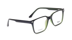 Image 2 of Black Wayfarer Computer Glasses for Men and Women from Tees By Fastrack Available at Titan Eye+