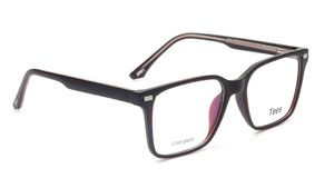 Image 2 of Black Wayfarer Computer Glasses for Men and Women from Tees By Fastrack Available at Titan Eye+
