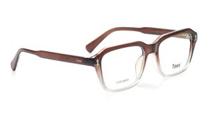 Image 2 of Brown Wayfarer Computer Glasses for Men and Women from Tees By Fastrack Available at Titan Eye+