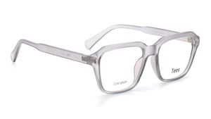 Image 2 of Grey Wayfarer Computer Glasses for Men and Women from Tees By Fastrack Available at Titan Eye+