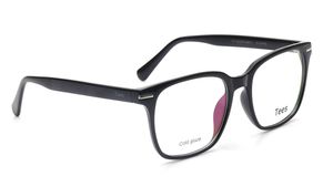 Image 2 of Black Wayfarer Computer Glasses for Men and Women from Tees By Fastrack Available at Titan Eye+