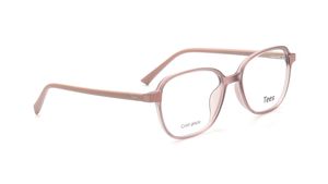 Image 2 of Brown Geometric Computer Glasses for Men and Women from Tees By Fastrack Available at Titan Eye+