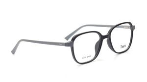 Image 2 of Black Geometric Computer Glasses for Men and Women from Tees By Fastrack Available at Titan Eye+