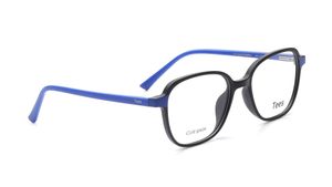 Image 2 of Black Geometric Computer Glasses for Men and Women from Tees By Fastrack Available at Titan Eye+