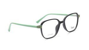 Image 2 of Black Geometric Computer Glasses for Men and Women from Tees By Fastrack Available at Titan Eye+