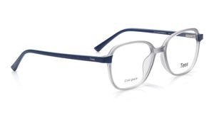 Image 2 of Grey Geometric Computer Glasses for Men and Women from Tees By Fastrack Available at Titan Eye+