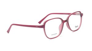 Image 2 of Pink Geometric Computer Glasses for Men and Women from Tees By Fastrack Available at Titan Eye+