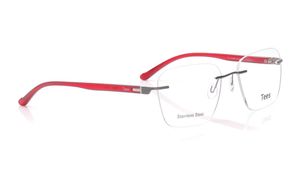 Image 2 of Grey Wayfarer Eyeglasses for Men and Women from Tees By Fastrack Available at Titan Eye+