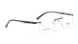 Image 2 of Black Rectangle Eyeglasses for Men and Women from Tees By Fastrack Available at Titan Eye+
