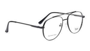 Image 2 of Black Aviator Computer Glasses for Men and Women from Tees By Fastrack Available at Titan Eye+