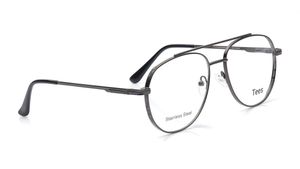 Image 2 of Grey Aviator Computer Glasses for Men and Women from Tees By Fastrack Available at Titan Eye+