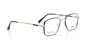 Image 2 of Black Navigator Computer Glasses for Men and Women from Tees By Fastrack Available at Titan Eye+
