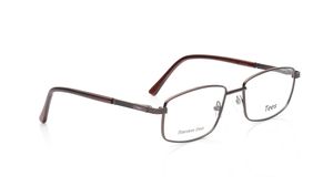 Image 2 of Brown Rectangle Eyeglasses for Men and Women from Tees By Fastrack Available at Titan Eye+