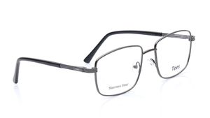 Image 2 of Grey Wayfarer Eyeglasses for Men and Women from Tees By Fastrack Available at Titan Eye+