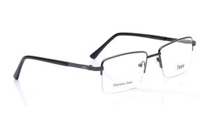 Image 2 of Grey Wayfarer Eyeglasses for Men and Women from Tees By Fastrack Available at Titan Eye+