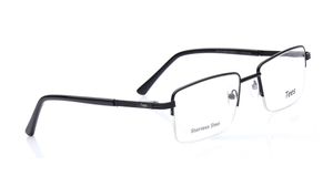 Image 2 of Black Wayfarer Eyeglasses for Men and Women from Tees By Fastrack Available at Titan Eye+