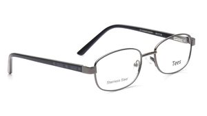 Image 2 of Gun Metal Rectangle Eyeglasses for Men and Women from Tees By Fastrack Available at Titan Eye+