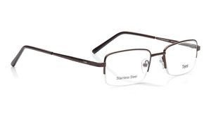 Image 2 of Brown Rectangle Eyeglasses for Men and Women from Tees By Fastrack Available at Titan Eye+