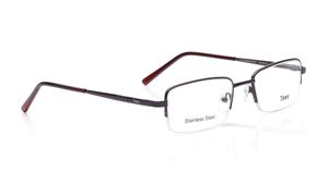 Image 2 of Black Rectangle Eyeglasses for Men and Women from Tees By Fastrack Available at Titan Eye+
