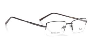 Image 2 of Black Rectangle Eyeglasses for Men and Women from Tees By Fastrack Available at Titan Eye+