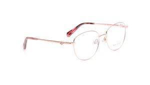 Image 2 of Rose Gold Round Eyeglasses for Women from Ted Baker Available at Titan Eye+