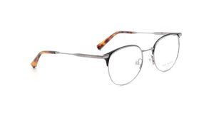 Image 2 of Green Round Eyeglasses for Men from Ted Baker Available at Titan Eye+